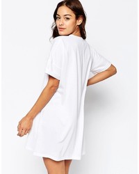 weißes Freizeitkleid von Asos