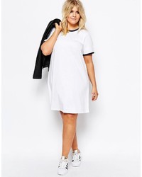 weißes Freizeitkleid von Asos