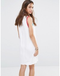 weißes Freizeitkleid von Boohoo