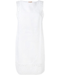 weißes gerade geschnittenes Kleid aus Häkel von Ermanno Scervino