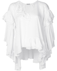 weißes gerade geschnittenes Kleid aus Seide von Emilio Pucci