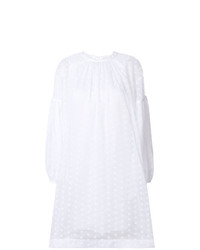 weißes gerade geschnittenes Kleid aus Spitze von Calvin Klein 205W39nyc
