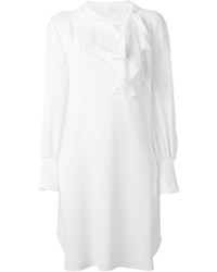weißes gerade geschnittenes Kleid von Chloé