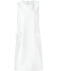 weißes gerade geschnittenes Kleid von Co