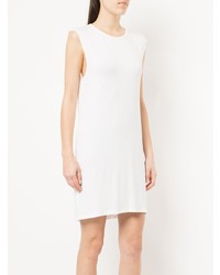 weißes gerade geschnittenes Kleid von Kacey Devlin