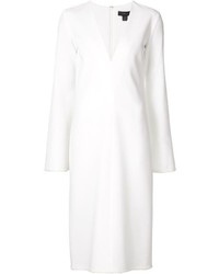 weißes gerade geschnittenes Kleid von Ellery
