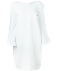 weißes gerade geschnittenes Kleid von Gianluca Capannolo