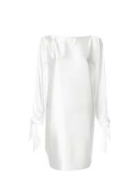 weißes gerade geschnittenes Kleid von Gianluca Capannolo