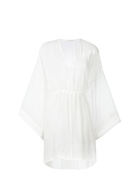 weißes gerade geschnittenes Kleid von Isabel Benenato