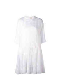 weißes gerade geschnittenes Kleid von Maison Rabih Kayrouz