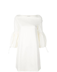 weißes gerade geschnittenes Kleid von Moncler