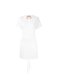 weißes gerade geschnittenes Kleid von N°21