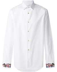 weißes Hemd mit Paisley-Muster von Paul Smith