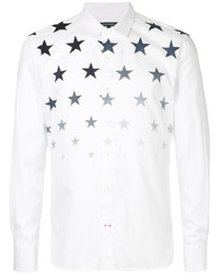 weißes Hemd mit Sternenmuster von GUILD PRIME