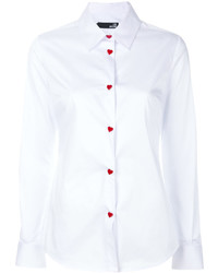 weißes Hemd von Love Moschino