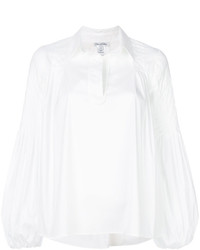 weißes Hemd von Oscar de la Renta