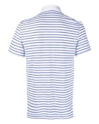 weißes horizontal gestreiftes Polohemd von Polo Ralph Lauren