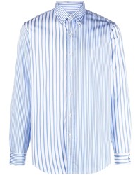 weißes horizontal gestreiftes Polohemd von Polo Ralph Lauren