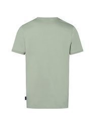 weißes horizontal gestreiftes T-Shirt mit einem Rundhalsausschnitt von Ellesse