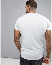 weißes horizontal gestreiftes T-shirt von Jack and Jones