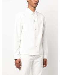 weißes Jeanshemd von Jil Sander