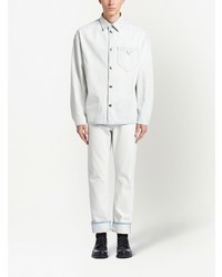 weißes Jeanshemd von Prada