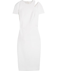 weißes Kleid mit Ausschnitten von Victoria Beckham