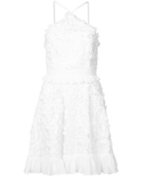 weißes Kleid mit Blumenmuster von Jay Godfrey