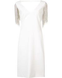 weißes Kleid von Badgley Mischka