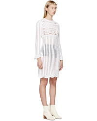 weißes Kleid von Etoile Isabel Marant