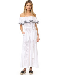 weißes Kleid von Lisa Marie Fernandez
