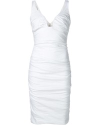 weißes Kleid von Nicole Miller