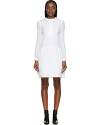 weißes Kleid von Saint Laurent