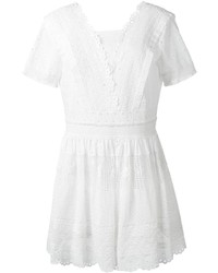 weißes Kleid von Saint Laurent
