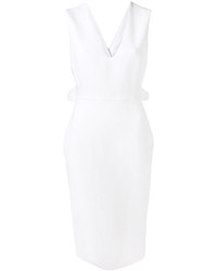 weißes Kleid von Victoria Beckham
