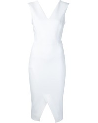 weißes Kleid von Victoria Beckham