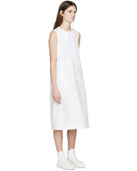 weißes Kleid von Jil Sander