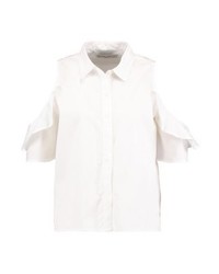 weißes Kurzarmhemd von Abercrombie & Fitch