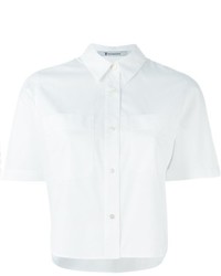 weißes Kurzarmhemd von Alexander Wang