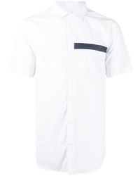weißes Kurzarmhemd von Armani Exchange