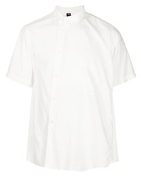 weißes Kurzarmhemd von Black Comme Des Garçons