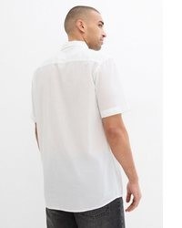 weißes Kurzarmhemd von bonprix