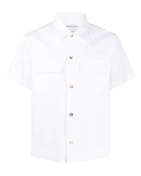 weißes Kurzarmhemd von Bottega Veneta