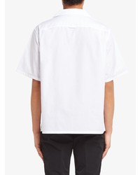 weißes Kurzarmhemd von Prada