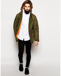 weißes Kurzarmhemd von Asos