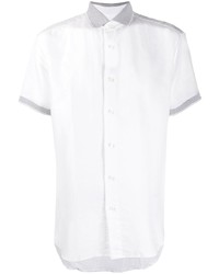 weißes Kurzarmhemd von Brioni