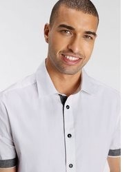 weißes Kurzarmhemd von BRUNO BANANI