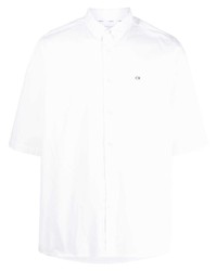weißes Kurzarmhemd von Calvin Klein