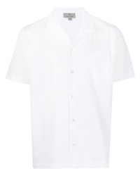 weißes Kurzarmhemd von Canali