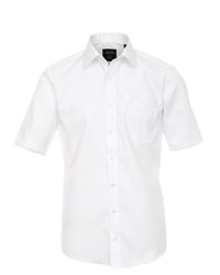 weißes Kurzarmhemd von Casamoda